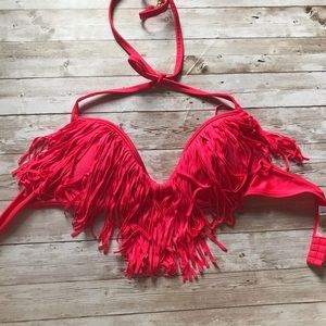 Luli fama fringe top